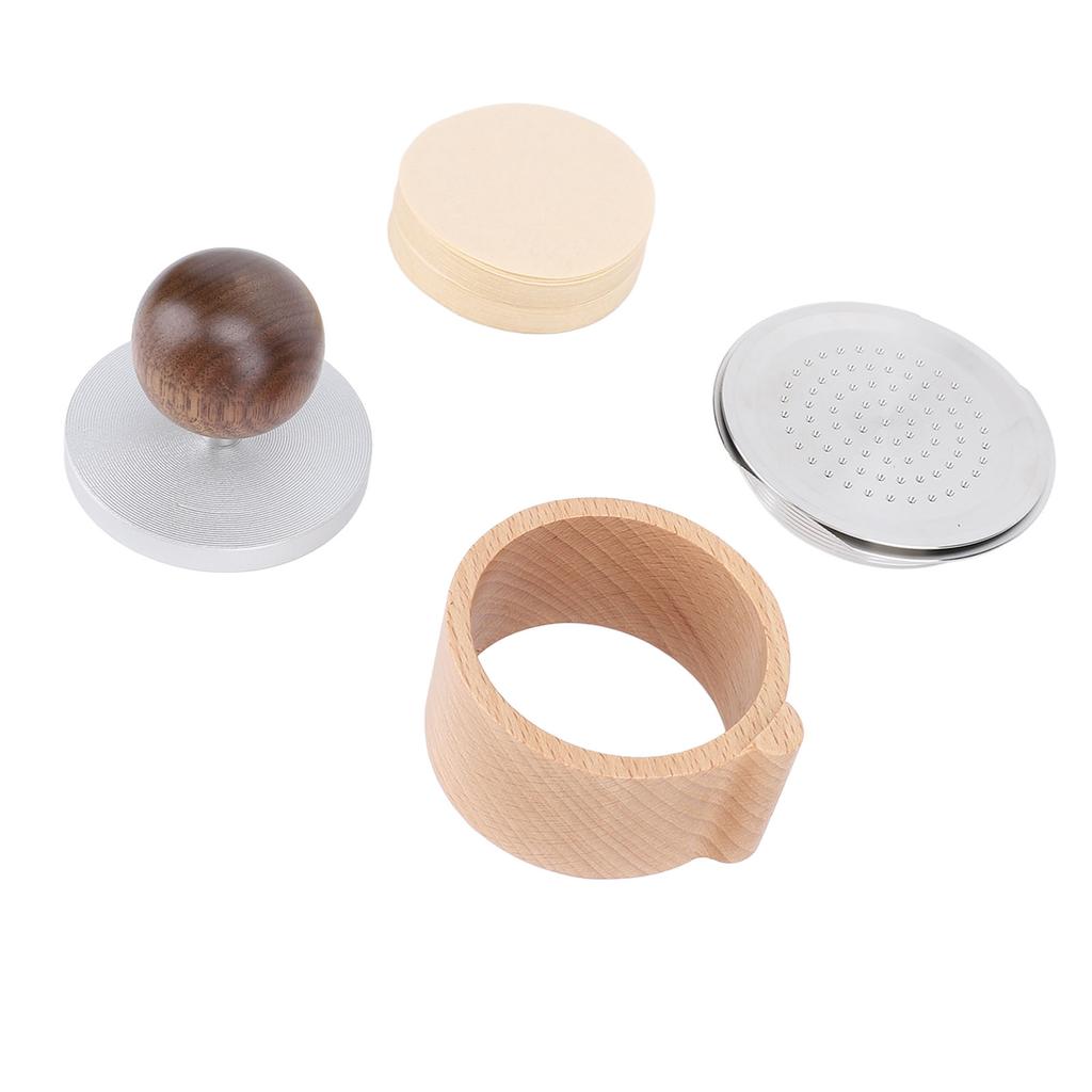 Многоразовые кофейные капсулы из нержавеющей стали, заправляемый кофейный фильтр с щеточкой для трамбовки и ложкой для