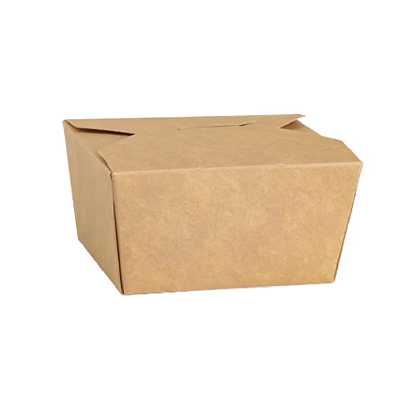 Jiachi Disposable Kraft Paper Takeout Container 800ml