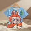 Summer Labubu Anime Funny 3D Print Kids T-Shirts Cartoon Streetwear Boy Girls Child Clothing Cool Tops