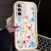 Романтичный чехол с цветочным принтом для Samsung Galaxy S25 Ultra Plus S24 S23 S22 S21 S20 FE A73 A72 A71 A56 A55 A54 5G A52 A52S 4G