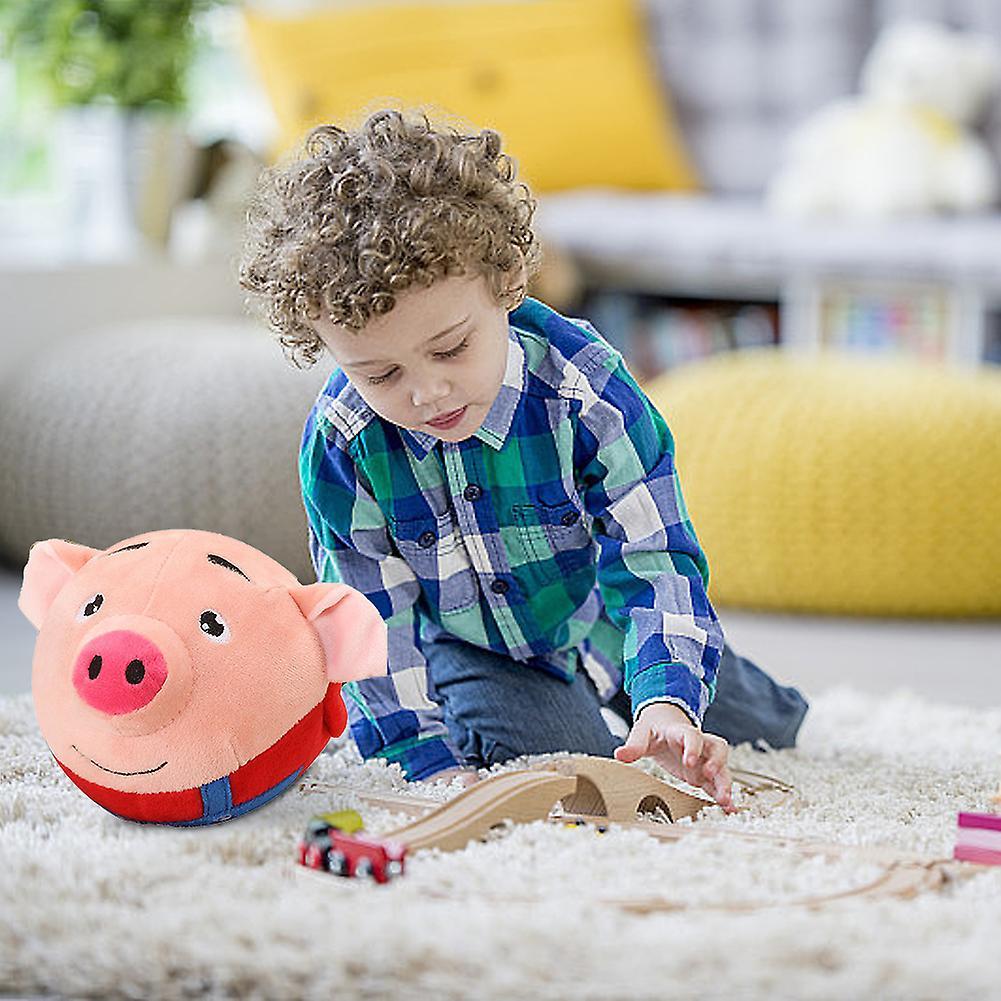 Talkings Pig Early Education Toy for Baby Lightweight Bouncing Stuffed Animal Toy for Infants Newborns