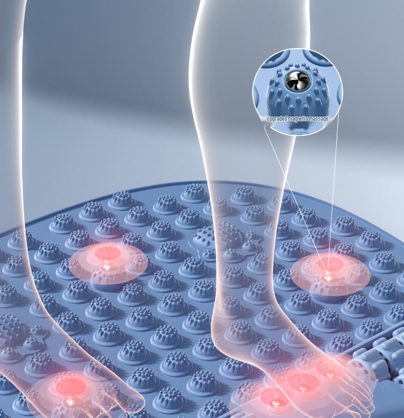 Многофункциональный акупунктурный массажный коврик для ног: Облегчение боли в подошве при беге трусцой, Терапия болезненных сухожилий, Не требует сборки