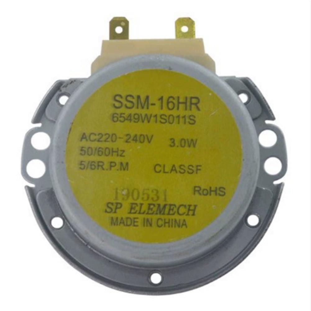 1 шт. Мотор поворотного стола A55X Мотор поворотного стола микроволновой печи Стабильный, Высококрутящий, Жаростойкий 6549W1S011S Запасные аксессуары