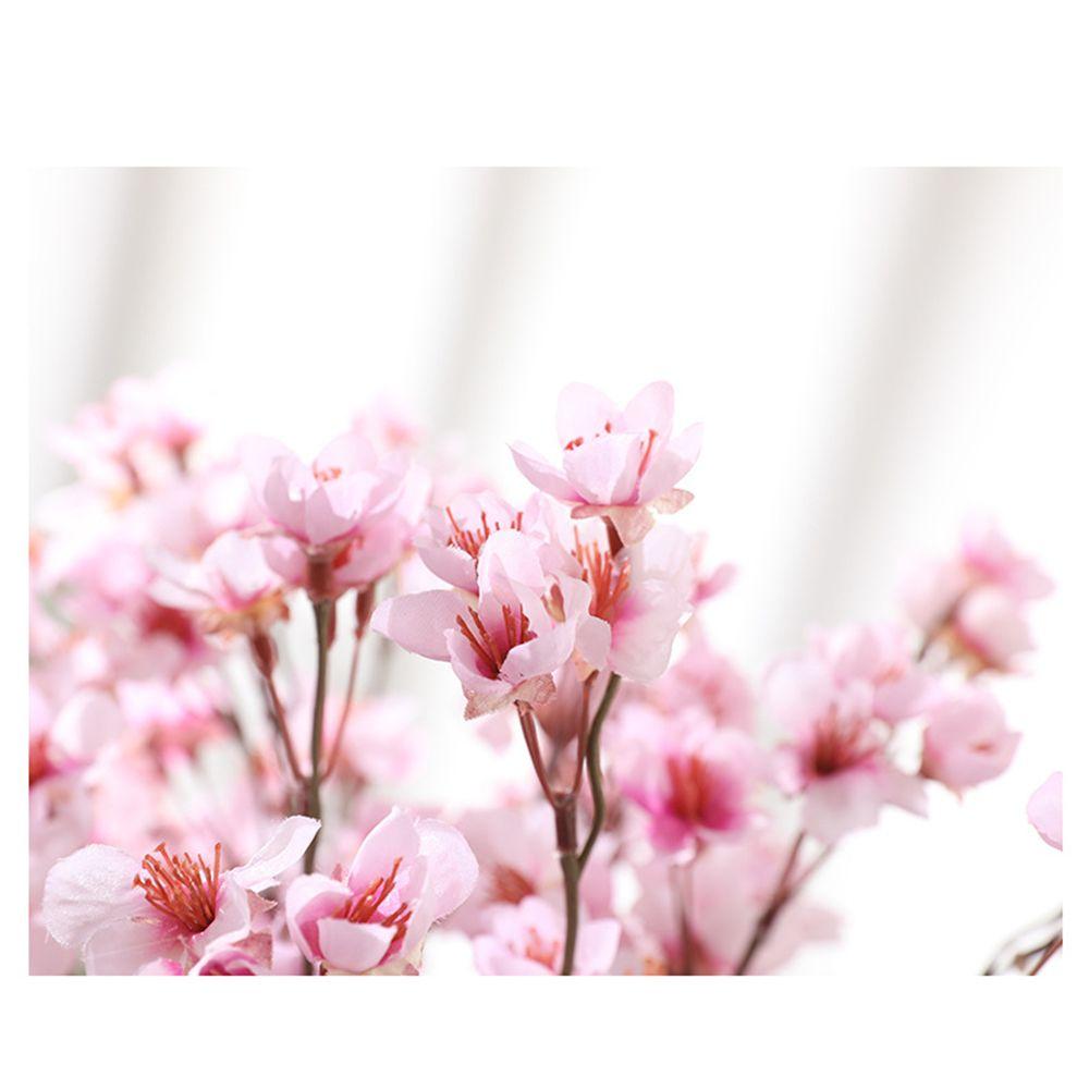 Рождественские украшения Рождественский декор DIY Реквизит Искусственный цветок Цветущая вишня Поддельный цветок Ветка сакуры