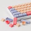 XDA Профиль PBT Колпачки для Клавиш 133 Клавиши Пользовательские Игровые Колпачки для Клавиш для ANSI US и Раскладки Cherry Gateron MX Переключатель Механическая Клавиатура 60%, Сублимация Красителя