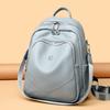 Новый модный повседневный рюкзак большой вместимости для путешествий, корейская версия, универсальный рюкзак из мягкой кожи