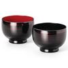 Set of 2 Lacquerware Made In J-kitchens Bowls, Hand-Painted, Japan, PID-529043