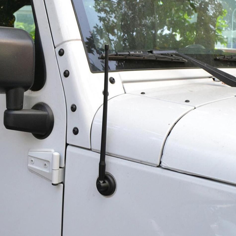 13" AM FM Radio Antenna for Jeep Wrangler JK JL 2007-2018 Rubber Aerials Mast Signal Amplifier Antena