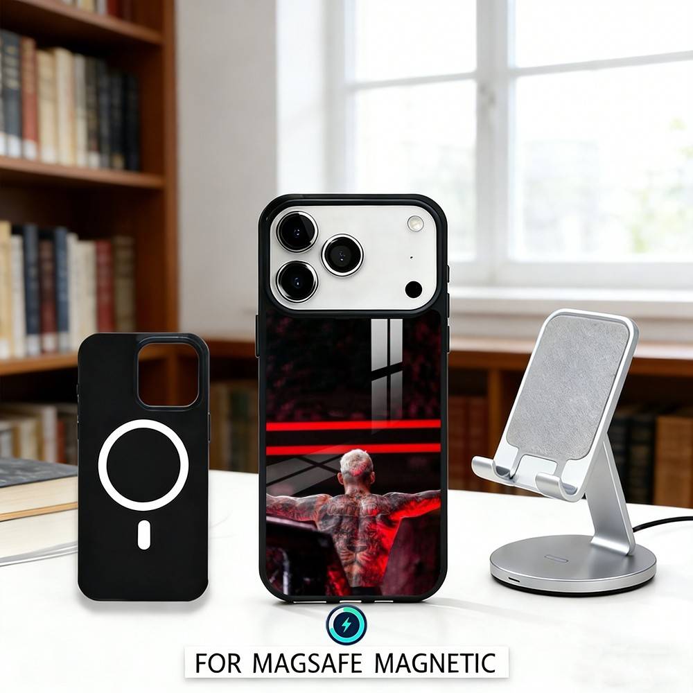 F-Fighter C-Charles Oliveira Do Bronx Чехол для телефона Магнитный Для iPhone17 16 15 14 13 12 Pro Max Для Magsafe Беспроводная зарядка Чехол