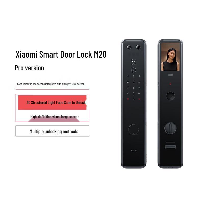 Xiaomi Smart Door Lock M20 Pro with 3D Face Recognition