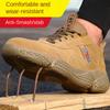 Labor Insurance Shoes Men's Anti-smashing, Anti-piercing, Anti-scalding and Wear-resistant Safety Work Shoes