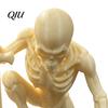 Immortal Style Collectibles 3D Printed Skeleton Figurine with Swords, Creative Desktop Ornament, Halloween Table Decorations Swords Statue for