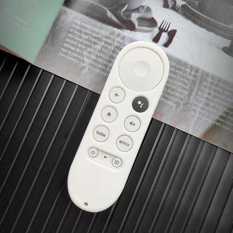Мягкий силиконовый чехол для пульта Google Chromecast 4K Snow 2020, защитный чехол-оболочка, нескользящий, для пульта Smart TV Chromecast