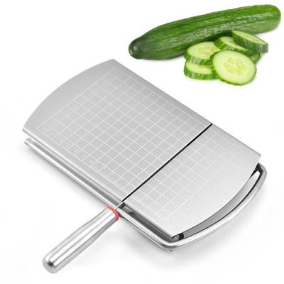 Режущая доска для нарезки сыра из нержавеющей стали для блоков сыра, масла, овощей, точные линии сетки