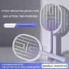 Rechargeable 2-in-1 Electric Mosquito & Fly Swatter - High-Powered Multi-Functional Insect Killer for Home Use