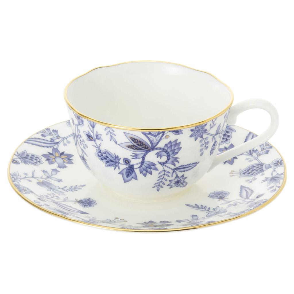 Набор чашек и блюдец Noritake 220 куб. см. Синий Соррентино 5 костяного фарфора и (Кофе чай) Ф59387А/4562