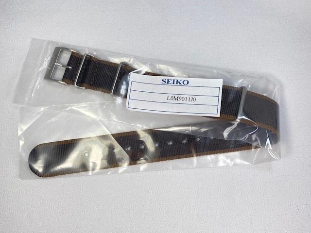 L0M9011J0 SEIKO Prospex 20 мм Полиэстеровый ремешок Коричневый и через (для SBDC137/ 6R35-01B0 другие) (Доставка Nekoposu)