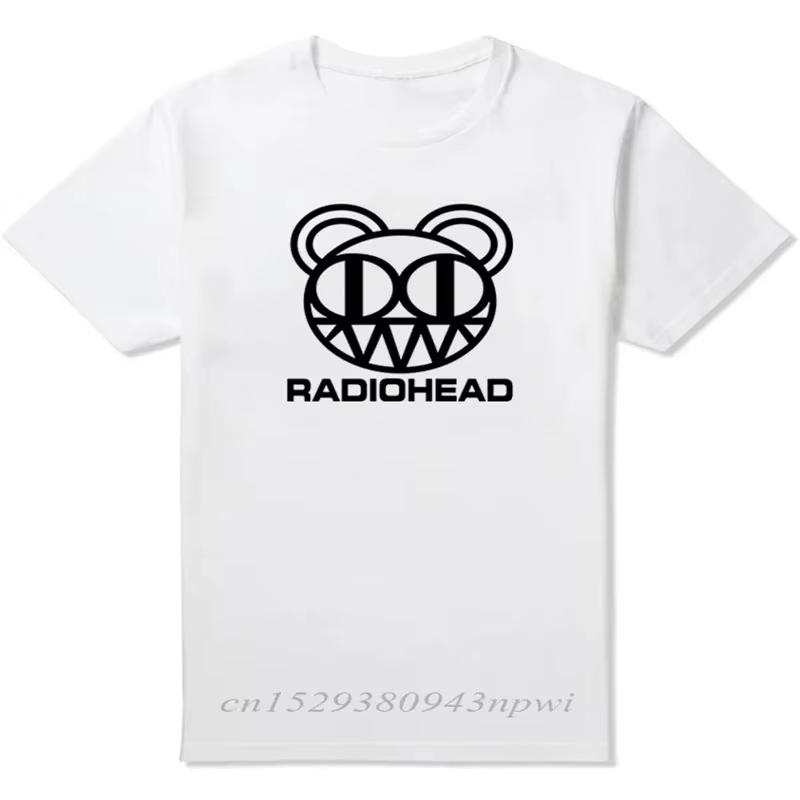 2026 Футболка Radiohead Ретро Классическая Футболка Североамериканский Тур Рок Мужская и Женская Футболка Camisetas Hombre Хип-Хоп Уличный Повседневный Топ Футболка с коротким рукавом