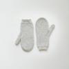 NOTHING WRITTEN Alpaca Knit Mittens (Ash Gray)