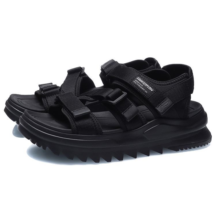 Li Ning CF Wu Shi 5S Trendy Beach Sandals Women Sandals Black AGUR004-6