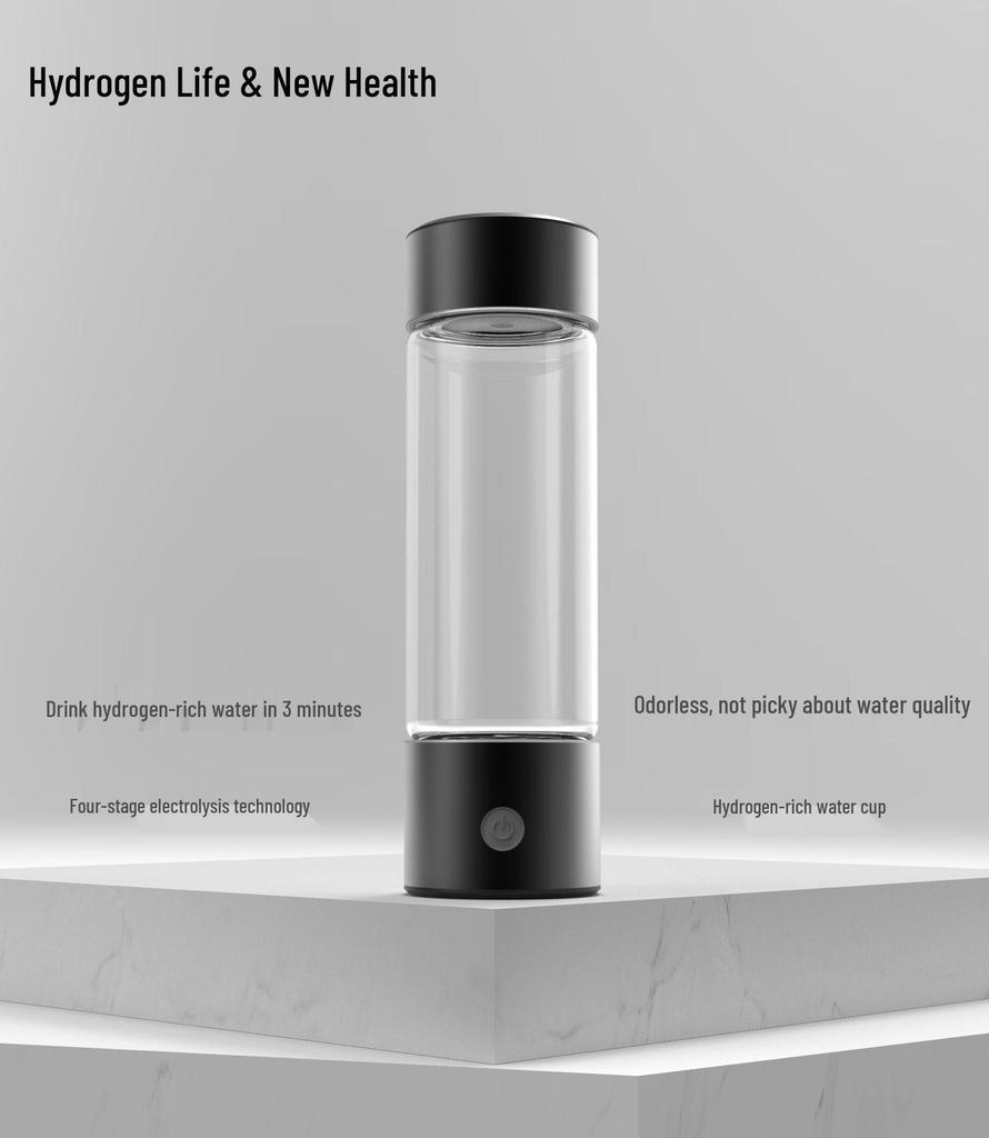 Бутылка для электролизованной воды, обогащенной водородом, двойного назначения - Большой объем