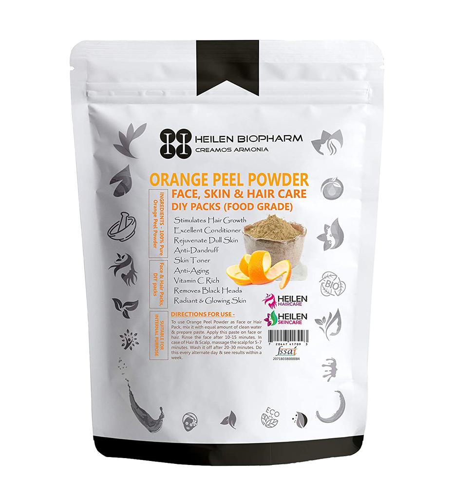 Косметический порошок цедры Апельсина (200 г), Orange Peel Powder, Heilen Biopharm