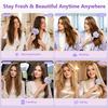 Spray Comb with LED Light 3-in-1 Nano Mist Hair Brush Silicone Massage Comb, Detangling Travel Comb Water Spray Dry Hair Care