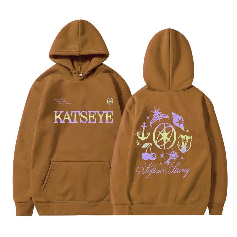 Spring and Autumn new sweater KATSEYE new album hooded sweater for fans retro fashion men and women print