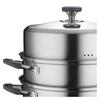 Aishida 304 Stainless Steel 3-Layer Composite Steamer