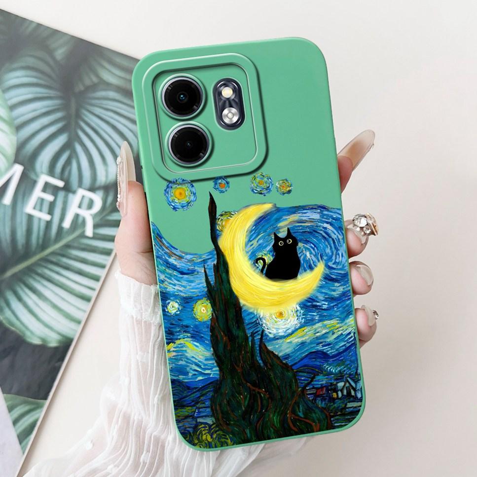 2024 Для Infinix Hot 50i Чехол HoT50i Ударопрочный Черный Силиконовый Мягкий Чехол для Телефона Для Infinix Hot 50i 50 i X6531 Задняя Крышка Fundas