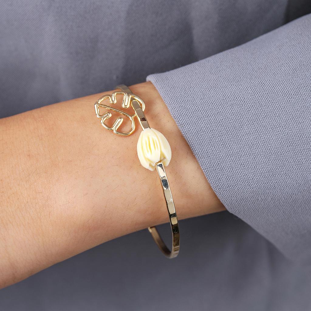 Hawaiian Jewelry 14k Gold  Bangle butterfly  Turtle  Wave Heart  Gold Charm Pikake Jasmine Bangle   for Girls