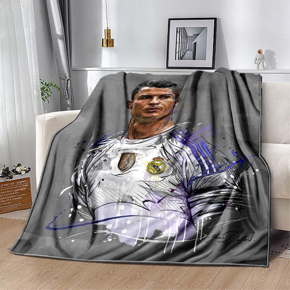 Cristiano Ronaldo Blanket Soft Cozy Suitable For Bedding Couch Livingroom Allseason Use Stylish Decor Best Holiday Gift For Friends Family