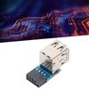 Портативный USB 2.0 Расширенный Порт Расширения 9-контактный Разъем Материнской Платы Адаптер Разъемный Порт Расширения