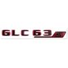 Подходит для задней наклейки с буквами Mercedes Benz C63S GT63S S63LGLE53 SL63S модификация W205 W206 C190 X290 W167 черная красная версия