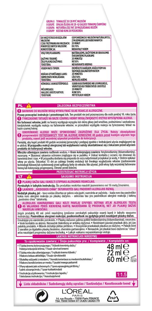 'Oréal Paris Casting Creme Gloss Semi-Permanent Hair Dye, No. 535