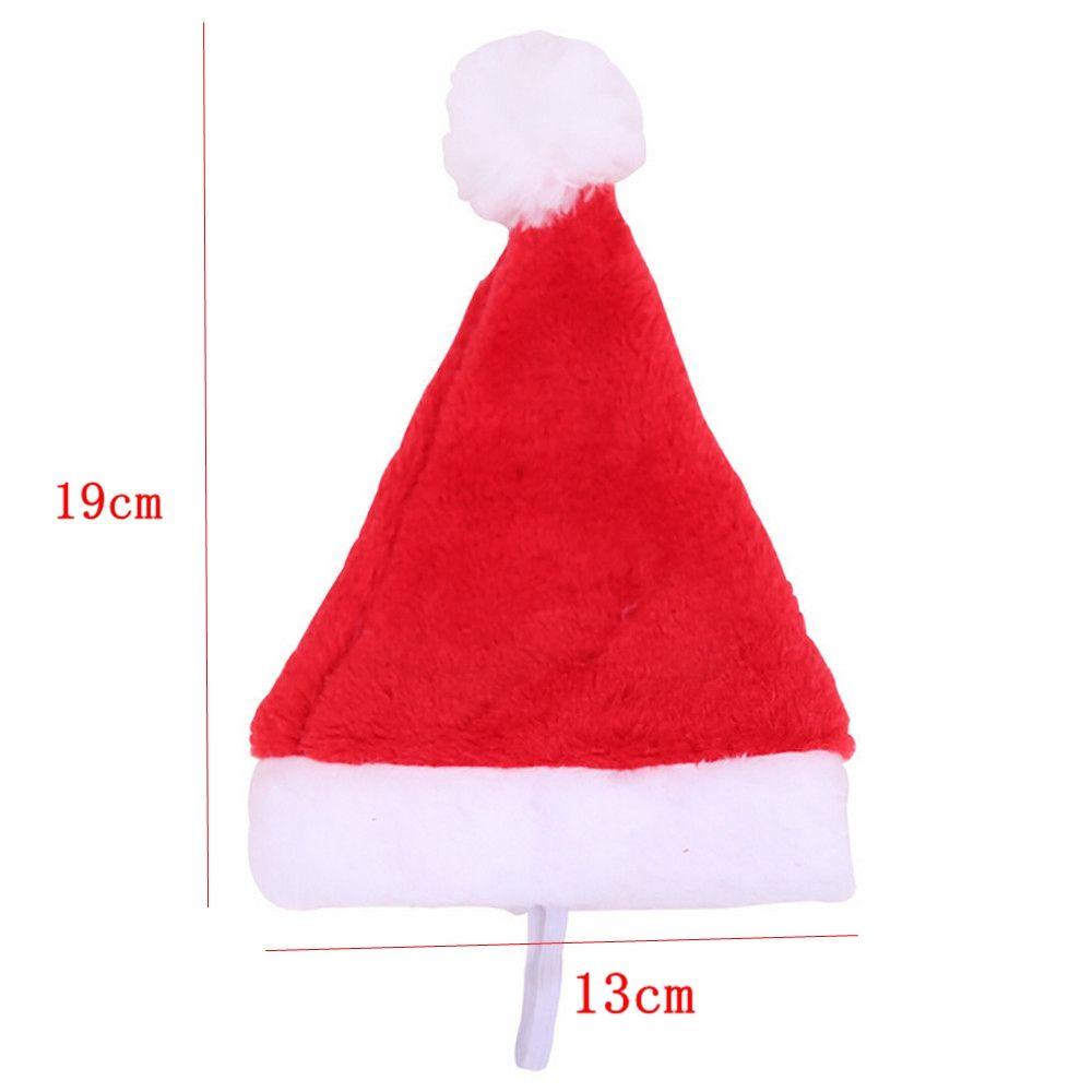 Cute Holiday Costume Headwear Santa Claus Animal Cap Cat Dog Christmas Pet Hat