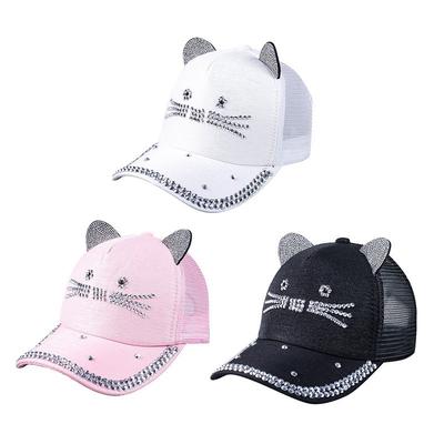 Детская бейсболка с кошачьими ушками