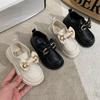 2025 Autumn New Korean Version of Children's Foreign Style Bow Princess Single Shoes Girls British Style Soft-soled Small Leather Shoes