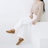 Jisyu Women Soft Leather High Pi Banding Mary Jane Shoes