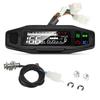ZHIYUMotorcycle Speedometer Oil Gauge Tachometer Universal Digital Odometer Meter Instrument Cluster Turn Signal Light Indicator