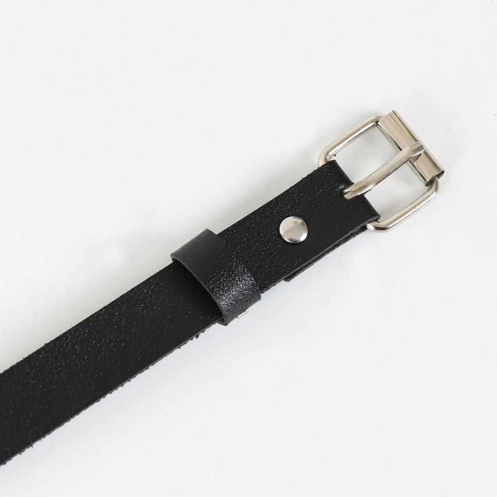 PU Leather Collar Personality Exaggerated Dark Gothic Retro Neck Collar Punk Style Clothing Accessories Tie Accessories