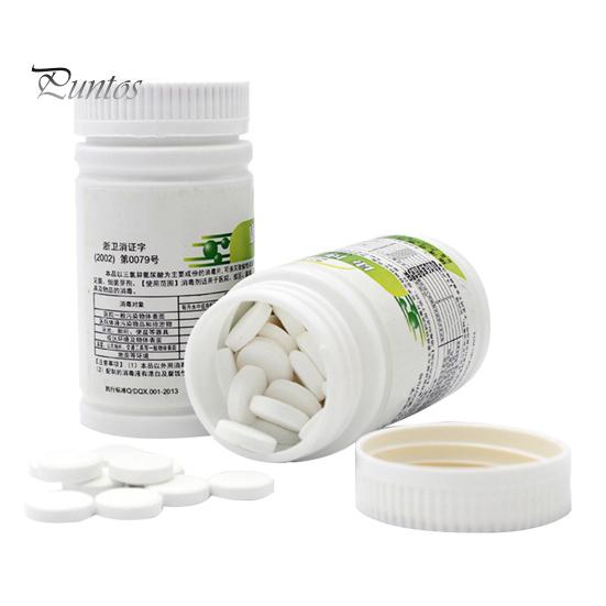 Puntos домашний бассейн, туалет, дезинфекция одежды, отбеливающие шипучие таблетки, 100 шт./кор.