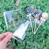 100 Pcs Transparent Candy Bags Flat Open Plastic Birthday Cookie Lollipop Gift Packaging Bags