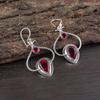 Pink Rubellite Gemstone Jewelry, 925 Sterling Silver Earrings, Handmade Gorgeous Jewelry, Designer Earrings Gift For Women