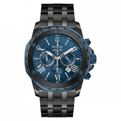 Часы мужские кварцевые Marine Star Chronograph из нержавеющей стали