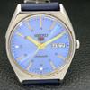 ВИНТАЖНЫЕ МУЖСКИЕ ЧАСЫ SEIKO 5 AUTOMATIC 6309A ЯПОНИЯ ЦВЕТ НЕБЕСНО-ГОЛУБОЙ ЦИФЕРБЛАТ a500835-5