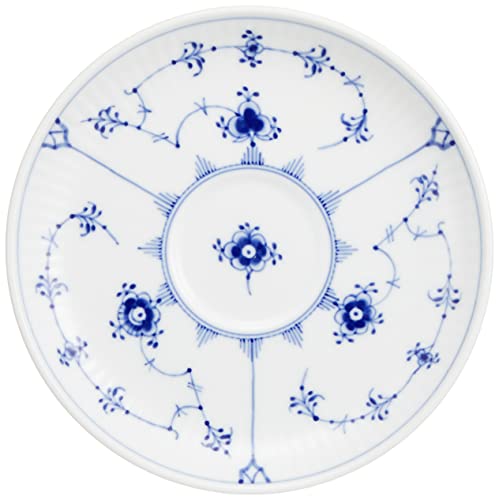 [Официально импортировано] Пара чашка и блюдце Royal Copenhagen Blue Fluted Plain, Свадебный подарок, 1053582
