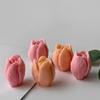 3D Tulip Scented Candle Silicone Mold DIY Flower Plaster Resin Molds Handmade Chocolate Candy Baking Mould