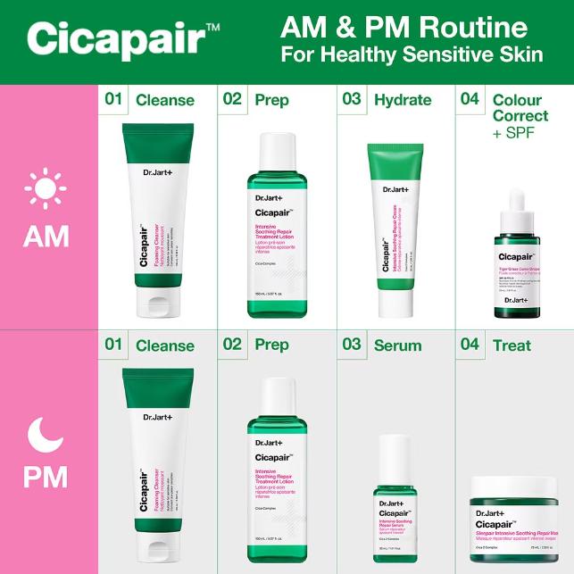 Dr.Jart+ Cicapair™ Пенящееся очищающее средство для лица, 100 мл (3 варианта)
