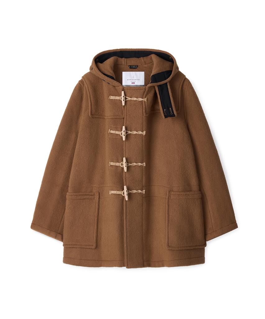 Montgomery Short Original Duffle Coat With Wooden - Camel